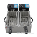 industrial 4L dual cylinder electric deep fryer